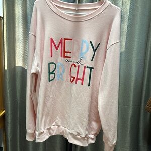 Pink Merry and Bright Women's Sweater
